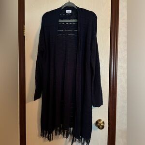Old Navy Duster Cardigan XL Navy